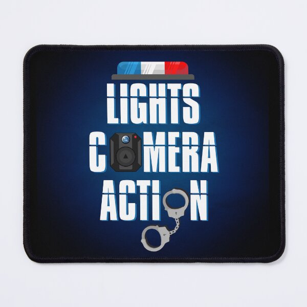 Item preview, Lights, Camera, ACTION designed and sold by OnlyCops.