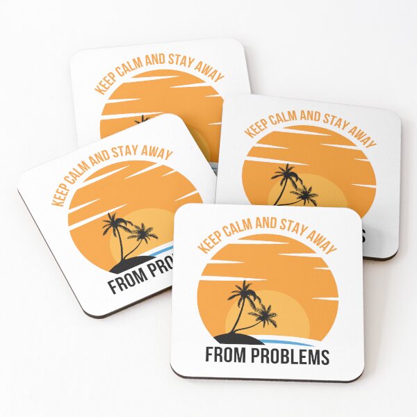 Item preview, Sunset Keep Calm And Stay Away From Problems designed and sold by Ildar012.
