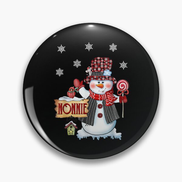 Item preview, Nonnie Snowman Christmas Candy Cane Red Plaid Santa  designed and sold by laurenm233.