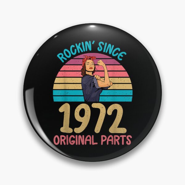 Item preview, 50 Years Old Rockin' Since 1972 Original Parts  designed and sold by laurenm233.