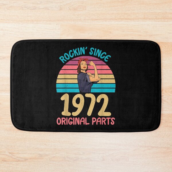 Item preview, 50 Years Old Rockin' Since 1972 Original Parts  designed and sold by laurenm233.