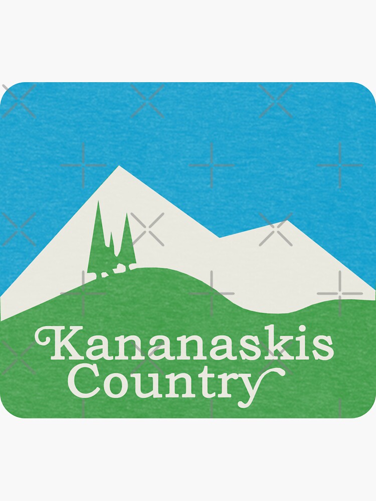 Thumbnail 3 of 3, Sticker, Kananaskis Country Alberta Vintage designed and sold by hilda74.