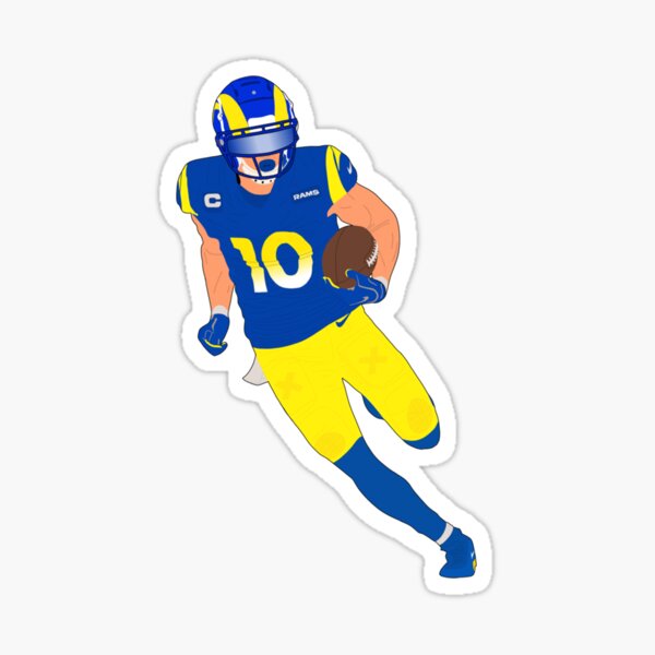 Los Angeles Rams: Cooper Kupp 2021 - NFL Removable Adhesive Wall Decal Large