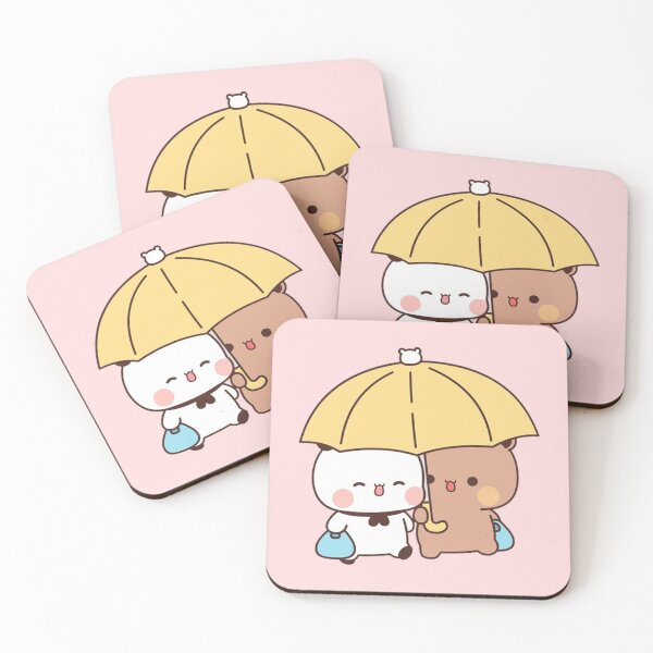 Item preview, Bubu and Dudu Lovely Couple, Cute Couple Bear and Panda designed and sold by Collins Gonzales.