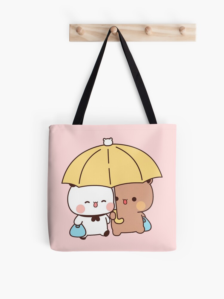 Happy birthday PANDA BEAR bubu and dudu love trend Tote Bag