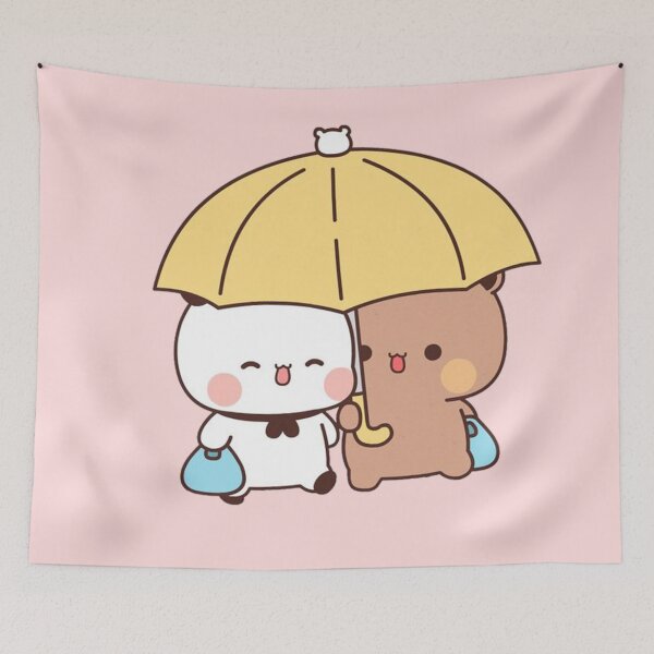 Item preview, Bubu and Dudu Lovely Couple, Cute Couple Bear and Panda designed and sold by Collins Gonzales.