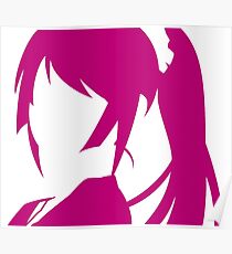 Monogatari Senjougahara Minimalist Poster
