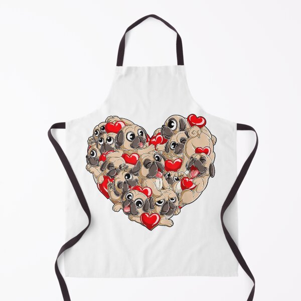 Item preview, Pug Valentines Day Heart Dog Lover designed and sold by douglasgary019.