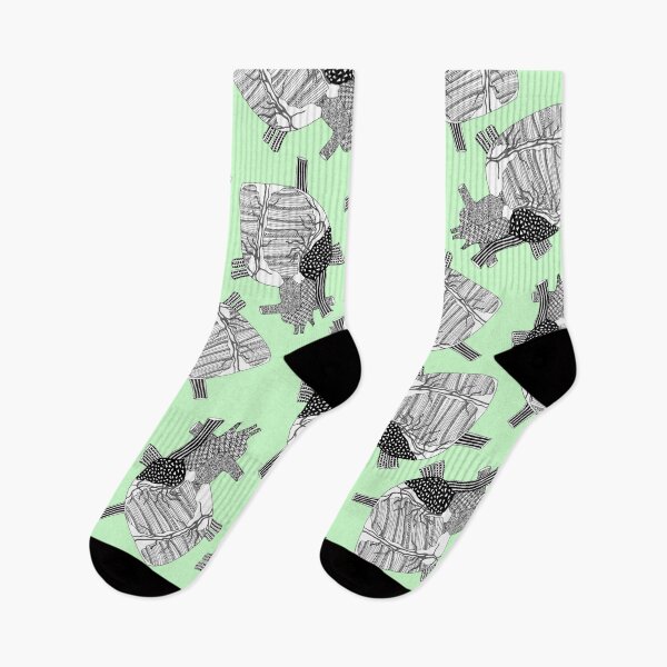 Item preview, Anatomical Hearts on Light Green designed and sold by fogoosherie.
