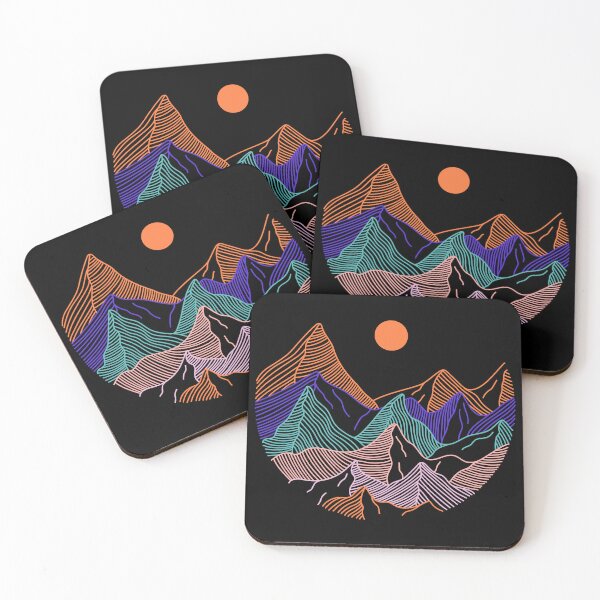 Item preview, Abstract Line Art Mountains designed and sold by TheBrotherHouse.