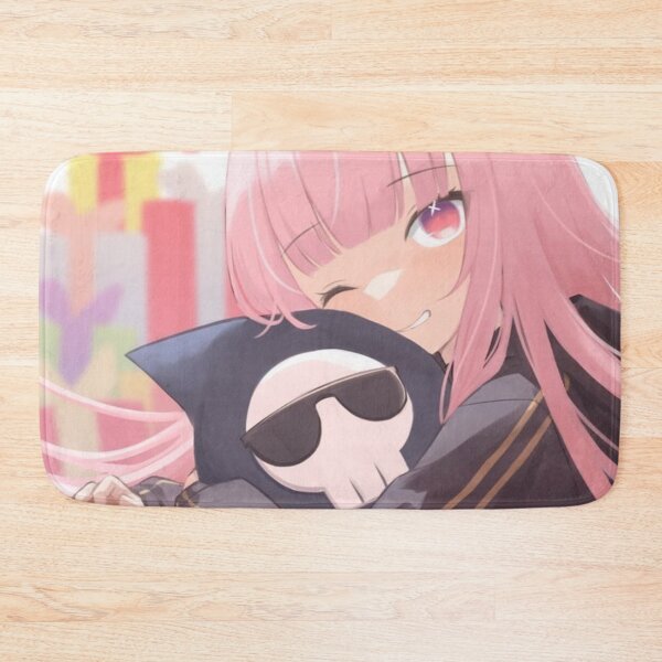 Item preview, Calli's hugging with her plushie mascot designed and sold by AszaAri.