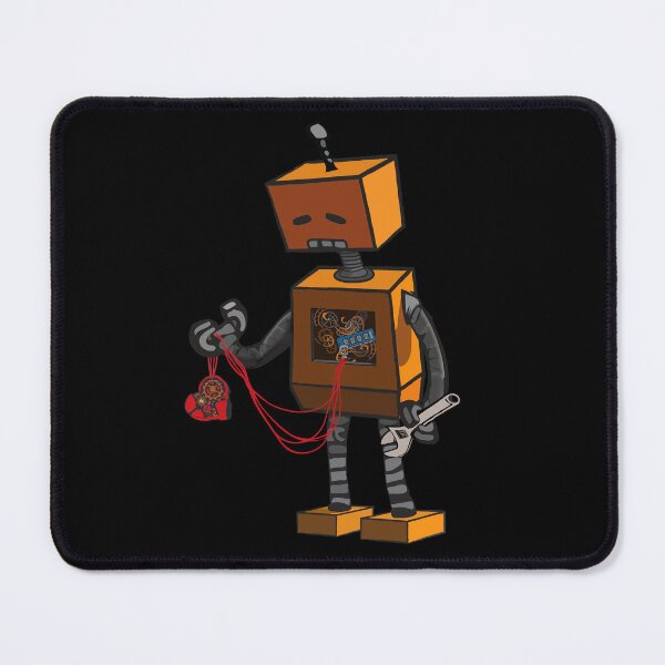 Item preview, Steel Heart, Sad Robot - Original Digital Artwork designed and sold by granimatedesign.