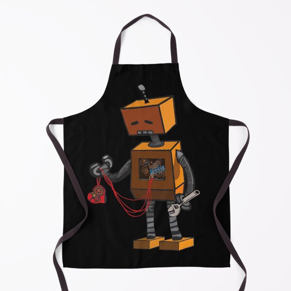 Item preview, Steel Heart, Sad Robot - Original Digital Artwork designed and sold by granimatedesign.