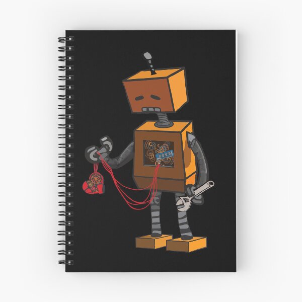 Item preview, Steel Heart, Sad Robot - Original Digital Artwork designed and sold by granimatedesign.