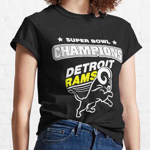 detroit rams super bowl shirt