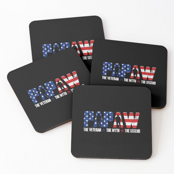 Item preview, Papaw The Veteran The Myth The Legend American Army Gift designed and sold by celestekey.