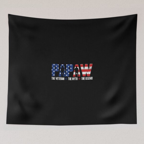 Item preview, Papaw The Veteran The Myth The Legend American Army Gift designed and sold by celestekey.