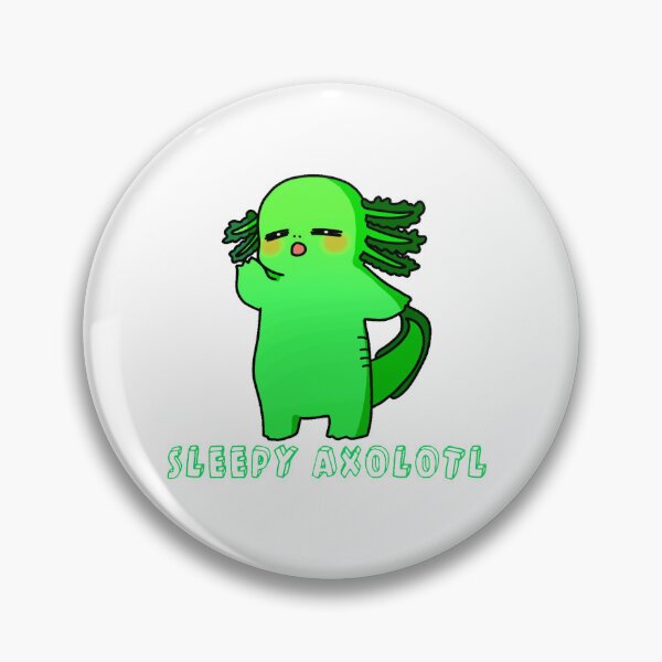 Item preview, GFP Sleepy Axolotl designed and sold by Spherical Effects Shop.