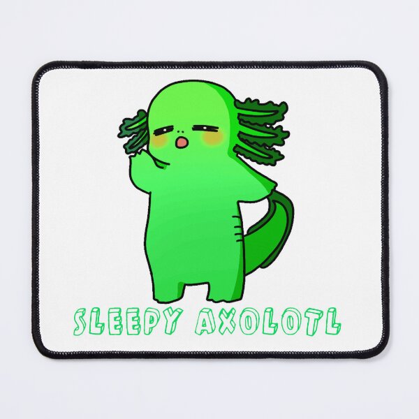 Item preview, GFP Sleepy Axolotl designed and sold by Spherical Effects Shop.