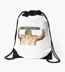 Cee lo God Drawstring Bag