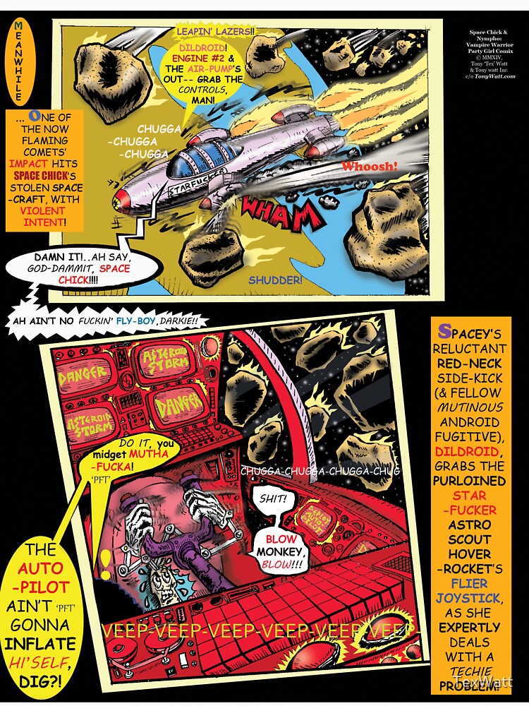 Page #6 of Tex Watt's WEEKLY (UNCENSORED) SUNDAY COMIX POP-ART! by TexWatt