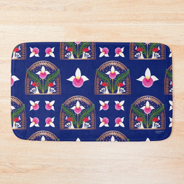 Item preview, Showy Lady Slipper with ferns and mushrooms designed and sold by Peleegirl.