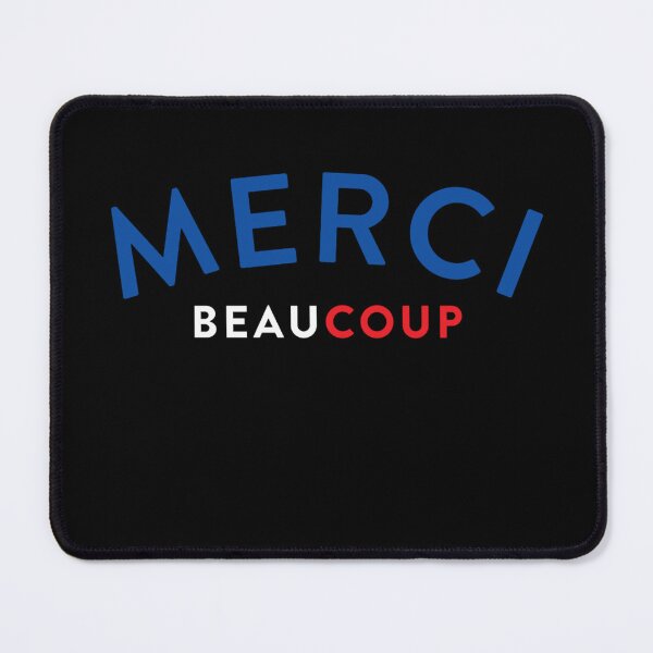 Item preview, French Flag Colors Merci Beaucoup French Slogan designed and sold by Evrallimee.