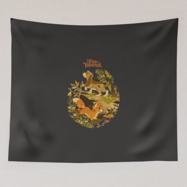 Item preview, Cartoon fox and hound cute merch Classic T-Shirt designed and sold by NiklasLoofc.