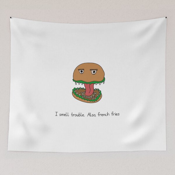 Item preview, Sus Evil Burger - I Smell Trouble designed and sold by SeanDontGetFish.