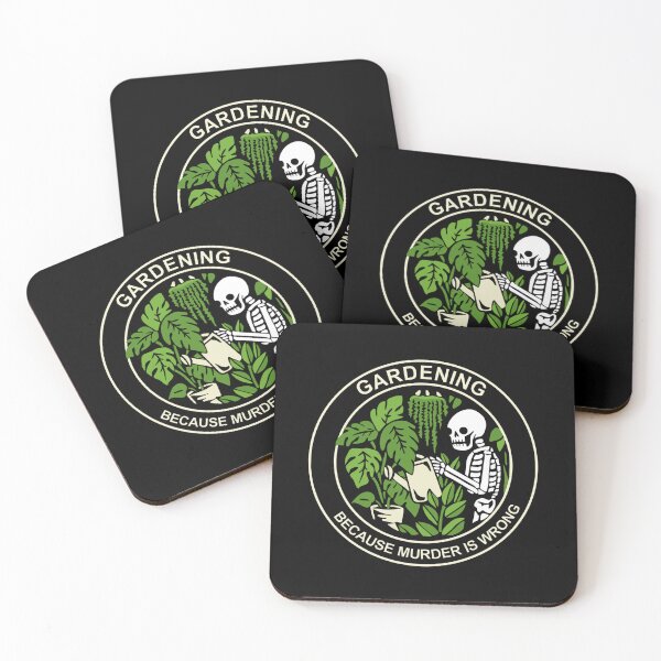 Item preview, Gardening Because Murder Is Wrong Funny Skeleton Gardener designed and sold by Evrallimee.