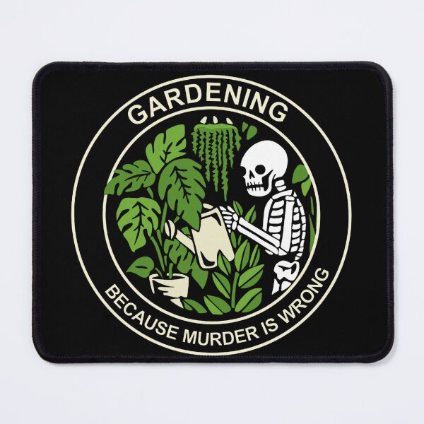 Item preview, Gardening Because Murder Is Wrong Funny Skeleton Gardener designed and sold by Evrallimee.
