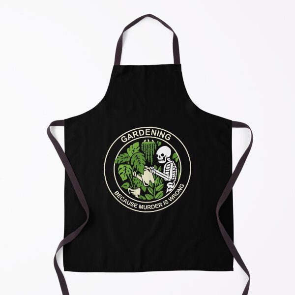 Item preview, Gardening Because Murder Is Wrong Funny Skeleton Gardener designed and sold by Evrallimee.