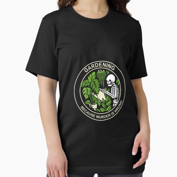 Item preview, Gardening Because Murder Is Wrong Funny Skeleton Gardener designed and sold by Evrallimee.