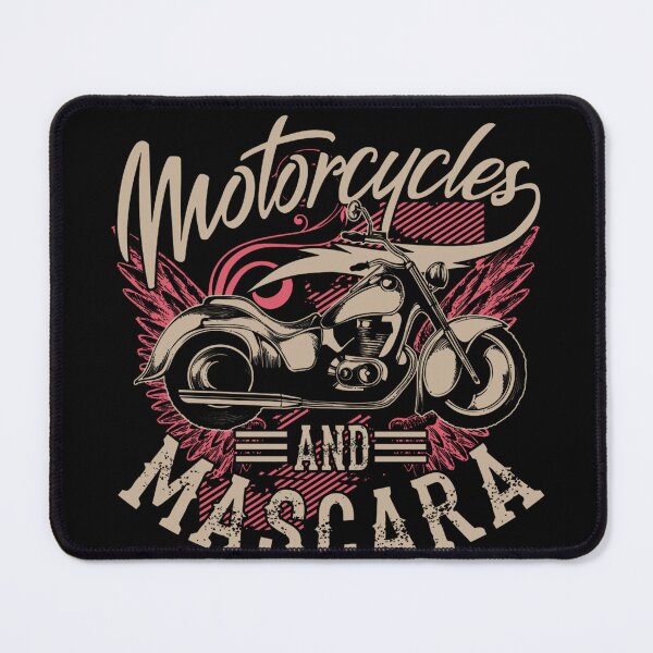 Item preview, Motorcycles And Mascara Cute Makeup Motor Lover Gift designed and sold by Lexalloyce.