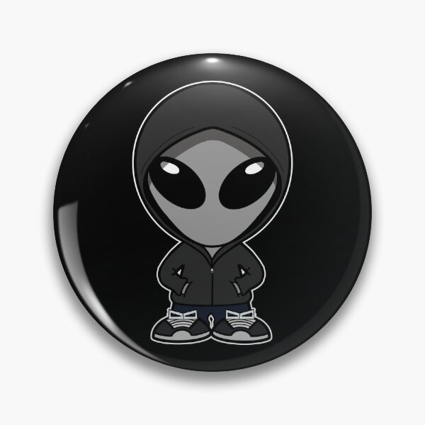 Item preview, Casual Clothes Space Alien Wearing Hoodie designed and sold by SpaceAlienTees.
