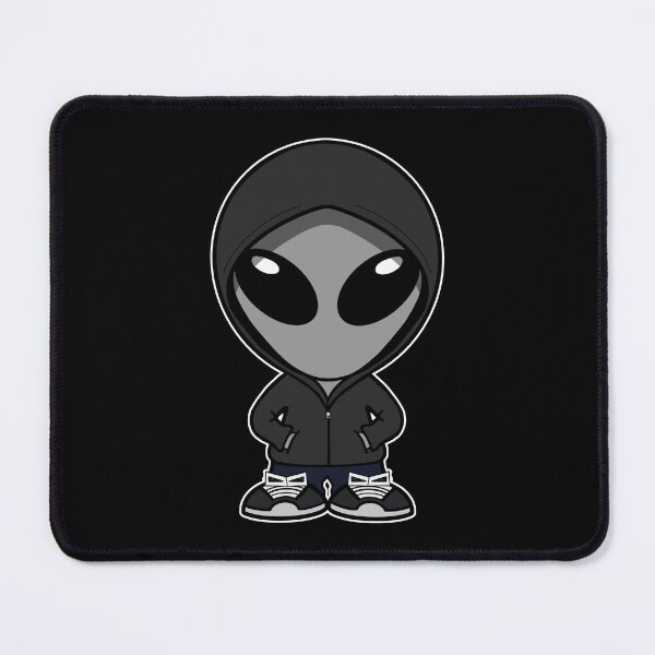 Item preview, Casual Clothes Space Alien Wearing Hoodie designed and sold by SpaceAlienTees.
