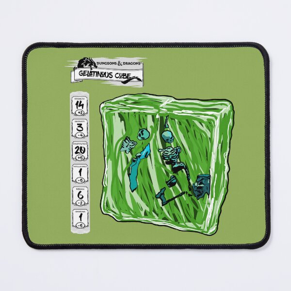 Item preview, DND Gelatinous Cube Stats designed and sold by Black-Orc.