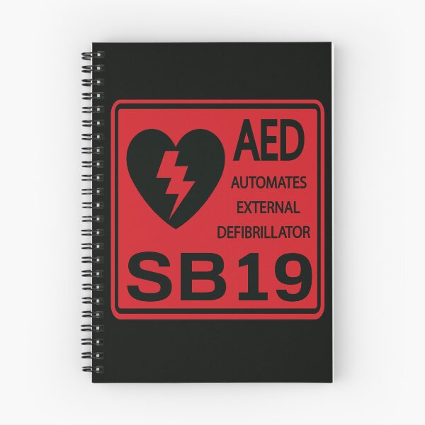 Item preview, SB19 Merch PPOP | Filipino Boy Bands AED Defilbrilator Red Black designed and sold by veritykingdom.