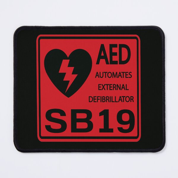 Item preview, SB19 Merch PPOP | Filipino Boy Bands AED Defilbrilator Red Black designed and sold by veritykingdom.
