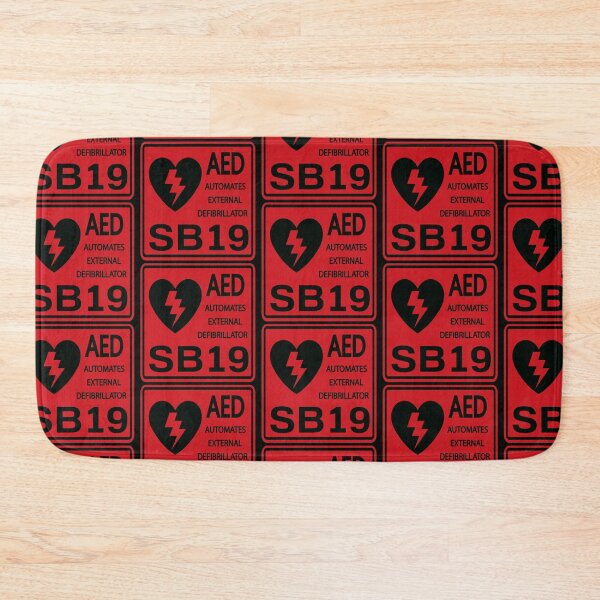 Item preview, SB19 Merch PPOP | Filipino Boy Bands AED Defilbrilator Red Black designed and sold by veritykingdom.