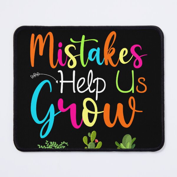 Item preview, Mistakes Help Us Grow Growth Mindset Motivational Houseplant designed and sold by Evrallimee.