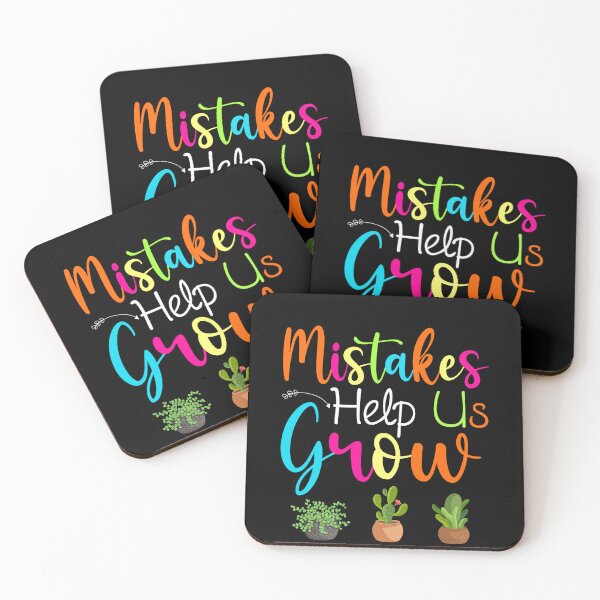 Item preview, Mistakes Help Us Grow Growth Mindset Motivational Houseplant designed and sold by Evrallimee.