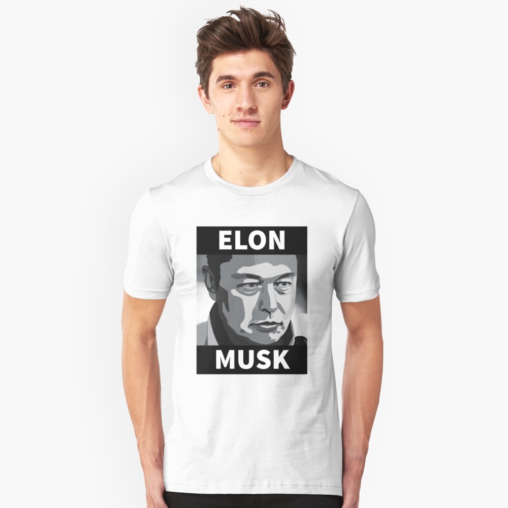 elon musk in t shirt