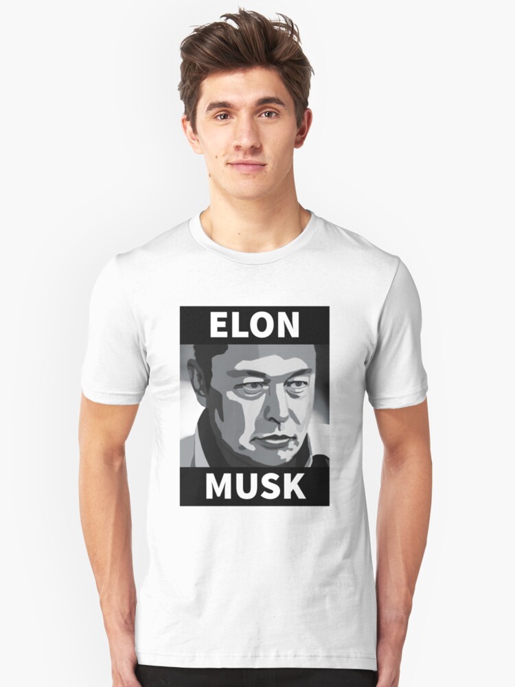 "Elon Musk " T-shirt by VDKPatterns | Redbubble