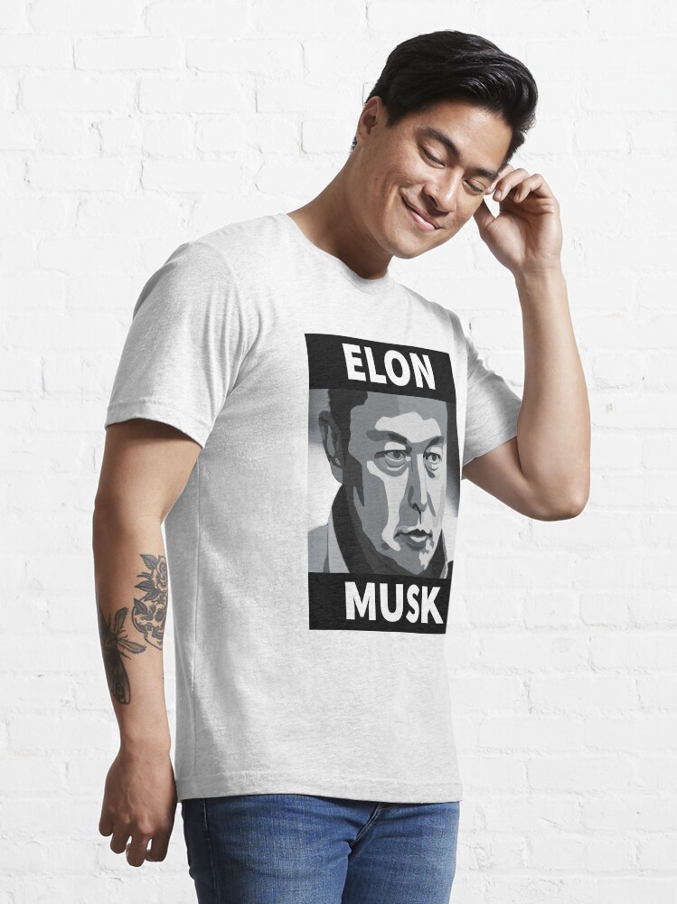 elon musk in t shirt