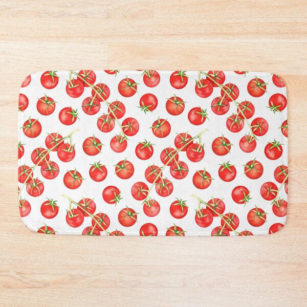 Item preview, Tomatoes pattern. Watercolor drawing. designed and sold by Trilisti.