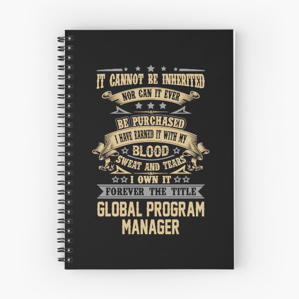 Item preview, Global Program Manager T Shirt - Forever The Title Job Gift Item Tee designed and sold by celiagomez456.