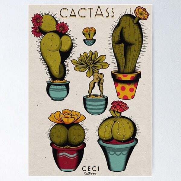 Cactus Tattoo Designs For Woman | TattooMenu