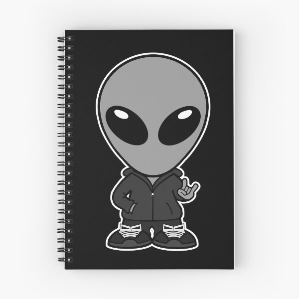 Item preview, Alien Holding Up 'Rock On' Hand Sign  designed and sold by SpaceAlienTees.