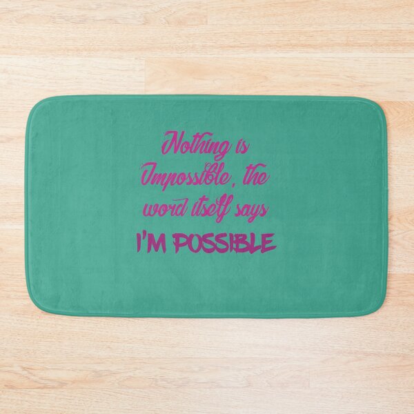 Item preview, Nothing is Impossible designed and sold by Black-Orc.